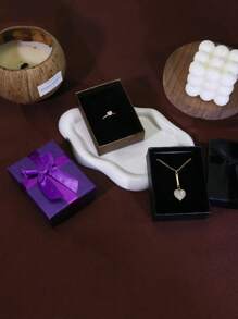 1/2/12pcs Jewelry Box, Gift Packaging Box Suitable For Packaging Ring, Pendant, Necklace, And Earring, Perfect Gift Box For Any Occasion