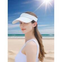 1pc Breathable Mesh Crown Sports Cap, Adjustable Wide Brim Sun Hat For Men/Women, Suitable For Running, Tennis, Golf, And Outdoor Activities