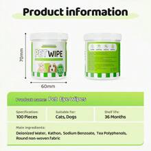 1 Box (100pcs) Dog Lover And Dog Mom Love Eye Wipes, Gently Cleanse Cat/Dog Lover Gift And Dog/Cat Mom Love Pets' Eye Secretions And Reduce Tear Stains, Cat Lover And Cat Mom Love & Dog Lover And Dog Mom Love Wet Wipes, Cat/Dog Lover Gift And Dog/Cat Mom Love Pet Tear Stain Remover Wipes, Cat Lover And Cat Mom Love Eye Wipes, Dog Lover And Dog Mom Love Eye Gunk Wipes, Disposable Antibacterial Deodorizing Wet Wipes Cleaning Supplies
