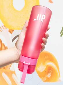 1 pièce Bouteille d'eau aromatisée, ensemble de démarrage de bouteille, bouteille de boisson avec un gobelet aromatisé aléatoire, convient pour les gymnases, les écoles, bouteille d'eau aromatisée
