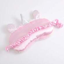 毛绒彩色独角兽眼罩,可爱卡通毛绒眼罩遮光睡眠眼罩,现货,学校,返校,旅行,旅行必需品,家居必需品,眼罩,睡眠眼罩 - 彩色 - 查看 7