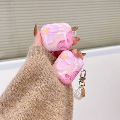 Ins 花卉图案油画风格 4 / Pro 2nd Gen / Pro 3rd Gen 保护壳，防摔耳机充电盒保护套适用于 Apple 1/2