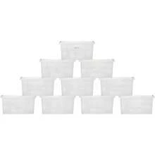 80 Litre 80L Stackable Plastic Storage Box With Clear Click Lock Closure Lid - 39cm (H) X 58cm (L) X 40cm (W) - Set Of 5 - Clear - View 3