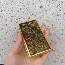 Gold Color Metal Cigarette Case For Women Luxury Metal Carved Cigarette Case Smoke Box High Quality Ladies Smoke Boxes Birthday Gifts Valentine's Day Gift