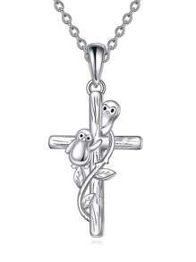 Elegant S925 Sterling Silver Cross Necklace For Women - Perfect For Everyday Wear & Special Occasions Like Birthdays, Valentine's Day, And Mother's Day