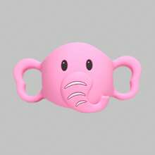 1pc Baby Silicone Elephant Bottle Holder, Daily Use Bottle Accessory, Soft Elastic Silicone Cover, Fits For Pigeon And Dr. Brown's Bottles, And Other 5.5cm ~ 6.5cm Wide Bottles And Cups