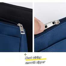 Niebieski piórnik z motywem płomienia dinozaura, mała torba do przechowywania - idealny dla uczniów, do biura, w podróży, do kosmetyków i artykułów piśmienniczych