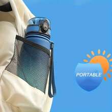 1pc 25.36oz/33.81oz Gradient Color Sports & Travel Water Bottle, Portable Drinking Cup, Tea Cup, PC Material, No Charging, Flip Cap, Suitable For Both Men And Women, Perfect For Summer & Fall, Great Gift For Students, Valentine's Day, Christmas