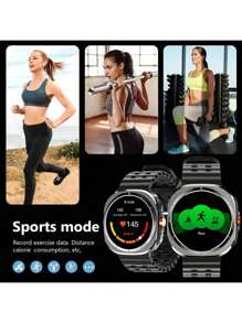 Microwear Sporty Smart Watches,Smart Watch Ultra For Men Women With High Definition Touch Screen Smartwatchwith Multiple Sports Mode Informationreminders, Music, Weather Display, Wirelesscall Two-Way Search Function, Compatiblewith IOS Android - Orange - View 9