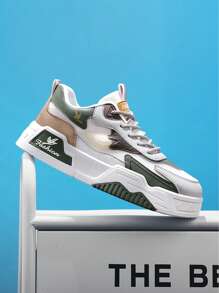 Men's Fashion Thick Bottom Breathable Versatile Low-Top Casual Sneakers