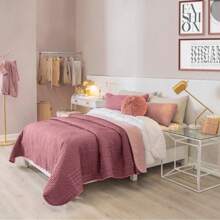 Novo Double View Super Soft Lightweight Duvet. - Blush - View 5