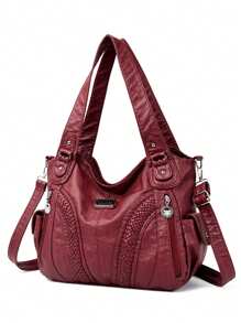 Luxury High Quality Soft Leather Handbags Designer Retro Crossbody Bags For Women Large Capacity Ladies Shoulder Messenger Bag