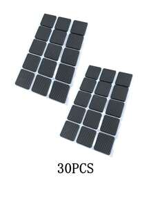 Pack de 30 patins anti-dérapants pour meubles - protecteurs de pattes de chaise réduisant le bruit - coussins de pied de table - protecteurs de sol anti-dérapants et anti-rayures à usage multiple pour chaises et tables