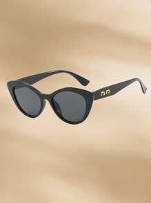 1 pieza Gafas de moda versátiles y cómodas con marco delgado de estilo vintage de alta gama