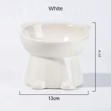 Black Cat Bowl Ceramic Cat Bowl Pet Bowl Pet Supplies Cat Bowl Dog Bowl Macaron Color New Cat And Dog Universal Pet Bowl
