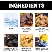 100ml/500ml 洗发水黑色洗发水，含何首乌提取物，滋养黑发和闪亮头发，天然永久性染发剂，男女皆宜，温和清洁保湿洗发水 - 彩色 - 查看 8