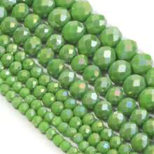 1pc Colored Ceramic Cylinder Spacer Beads, Fashion Versatile All-Match DIY Beading Stringing Material For Bracelets, Necklaces, Jewelry, Phone Charms, Key Chains, Bulk Wholesale Beads - Colored Green Porcelain - View 5