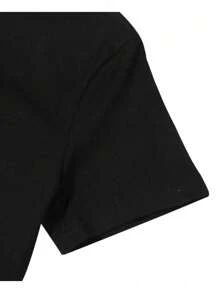 THE STROKES T-Shirt Basic Cotton Short Sleeve Premium Shirt - 黑色 - 查看 6