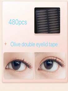 480 pièces de ruban pour paupière double, ruban invisible pour paupière double qui soulève, facile à coller et invisible, ruban de dentelle de maille pour paupière, outil pour les yeux créant des paupières doubles naturelles, sans trace, solides et longue durée. Livré avec des pinces et des tiges à fourche, convenant à toutes les femmes, adapté pour celles ayant des cernes ou des yeux gonflés.