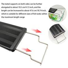 Full Spectrum Aquarium LED Light With Timer, Adjustable Brightness, Suitable For 10-18 Inch Fish Tank, Freshwater & Reptile Lighting, Suitable For Various Small Pets