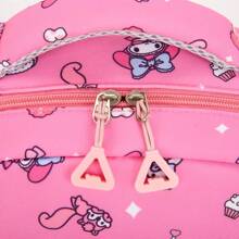 Set de mochila, estuche de lápices, bolso de hombro y billetera con diseños de Hello Kitty y My Sweetie - Accesorios de viaje para el hogar y la pareja hechos de poliamida - Set de 3 piezas: correa ajustable, cierre con cremallera - Perfecto para viajes y regalos de cumpleaños o Navidad, apto para uso diario o como regalo perfecto