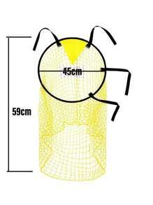 Football Target Net, Easy To Attach And Detach Soccer Goal Net For Goal Training And Accuracy Practice, Shooting Training,Fits Most Standard Goals,Soccer Training Equipment - Yellow - View 3