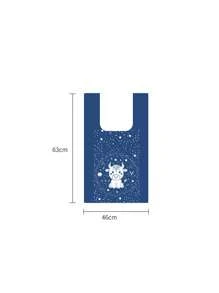 Self-Adhesive Trash Bags, Thickened Black Large Kitchen Garbage Bags With Handle