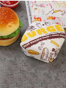 20/50/100/200pcs Grease-Proof Paper Liner For Sandwich, Burger, Cake Roll, Fried Chicken, Baked Wings, 30cm X 30cm