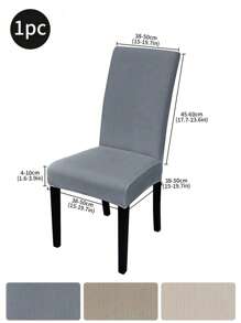 1 szt./4 szt./6 szt. Elastyczne minimalistyczne pokrowce na krzesła w jednolitym kolorze, odporne na zachlapanie i kurz do biura, salonu, jadalni, zestaw 6 pokrowców na krzesła do jadalni, zdejmowane, zmywalne pokrowce na krzesła do jadalni, rozciągliwy pokrowiec na krzesło Parson