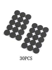 Pack de 30 patins anti-dérapants pour meubles - protecteurs de pattes de chaise réduisant le bruit - coussins de pied de table - protecteurs de sol anti-dérapants et anti-rayures à usage multiple pour chaises et tables