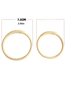 2pcs Multi-Color Elasticated Patella Strap, Basketball Knee Support Brace, Sports Knee Pad Strap Circle Ring