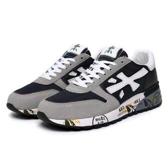  Premiata Men's Casual Sports Shoes, Fashion Sneakers, Outdoor Shoes, Running Shoes, Suitable For Gifts, Students, School, Running