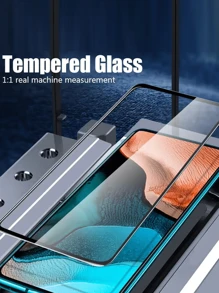 4 Stücke hochauflösender Vollabdeckung Bildschirmschutz kompatibel mit Redmi-Handys, einfache Installation, kristallklar, kratzfest, bruchsicher, gehärtetes Glas, Ultra-HD-Geschenk geeignet für Geburtstag, Ostern, Präsidententag, Weihnachten, Familie, Freunde, Freund/Freundin Geschenk für Geburtstag, Familie, Freund Handybildschirmschutz, Handyzubehör