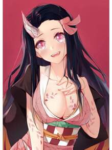 1PC Anime Kawaii Sweet Lovely Girls Sexy Figure Poster Ideal Gift Canvas Painting Posters And Print Wall Decor Room Decoration Wall Art Pictures Aesthetic For Living Home Bedroom Decor No Frame