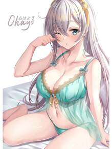 1PC Anime Kawaii Sweet Lovely Girls Sexy Figure Poster Ideal Gift Canvas Painting Posters And Print Wall Decor Room Decoration Wall Art Pictures Aesthetic For Living Home Bedroom Decor No Frame