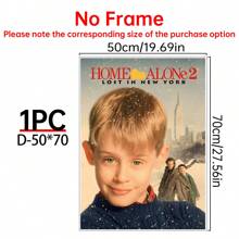 1/6Pcs Home Alone - Movie Posters Wall Arts - 90's Movie Posters - Canvas Wall Decorate - Home Alone Movie Poster For Living Room Bedroom Decor Gifts Birthday Graduation