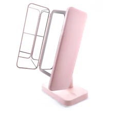 ESPEJO AJUSTABLE CON LUZ LED - Rosa Pálido - Ver 7