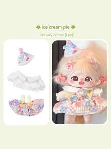 1 Set Of Clothes For 20cm Dolls, Exquisite And Good-Looking, Endowing The Doll With Unique Charm, With Many Choices To Meet Your Needs. (Only The Clothes Are Sold, And The Small Accessories On The Clothes Are Random. Please Be Cautious If You Are Bothered By This!) - Multicolor - View 30