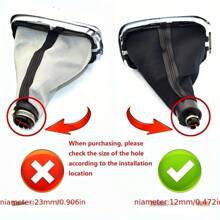 1 pezzo Pomello del cambio manuale a 5 velocità disponibile nei colori nero-argento, nero-rosso e nero-blu, adatto per Golf 4 IV MK4 GTI R32 e Bora Jetta con un diametro di installazione di 12 mm.