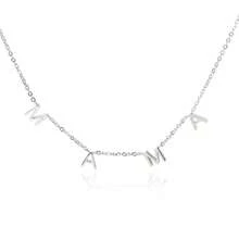 1pc Fashion Minimalist Letter Necklace For Women, Versatile Vintage Stainless Steel Necklace Suitable For Daily Wear