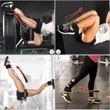 2pcs Gym Ankle Strap ,Adjustable Ankle Straps For Women With Neoprene Padding Gym Accessories For Women Leg Day(Pair)