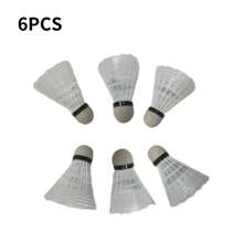1/3/6pcs Durable Nylon Badminton Shuttlecocks, Suitable For Indoor And Outdoor Training