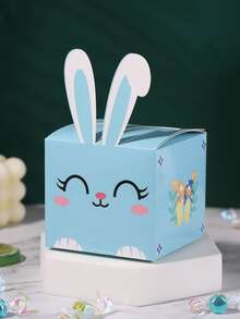 小兔萝卜糖礼盒复活节卡通小礼物糖果饼干包装纸盒