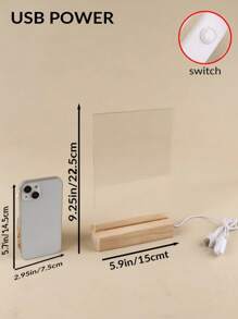 定制照片亚克力双面背光夜灯，个性化礼物，送给家人/朋友/女朋友/男朋友/妈妈/爸爸，家居装饰，周年纪念日，1个装，多功能，装饰性强，可重复使用，精致时尚，可爱，高品质，现代定制，个性化，独特，理想的礼物，情人节，情人节装饰，客厅家居装饰 - 款式3 - 查看 6