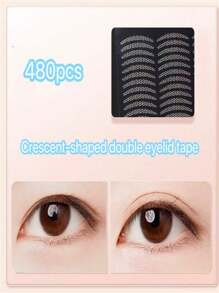 480 pièces de ruban pour paupière double, ruban invisible pour paupière double qui soulève, facile à coller et invisible, ruban de dentelle de maille pour paupière, outil pour les yeux créant des paupières doubles naturelles, sans trace, solides et longue durée. Livré avec des pinces et des tiges à fourche, convenant à toutes les femmes, adapté pour celles ayant des cernes ou des yeux gonflés.