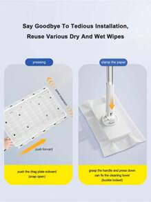 Disposable Face Towel Special Small Mop That Can Hold Cloth Desktop, Household Cleaning, Wiping Table
