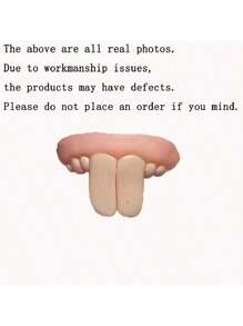 A Funny Dog Denture Rabbit Fangs Pet Accessory