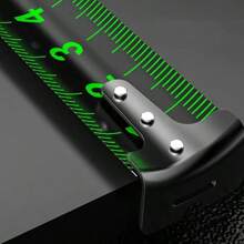 1 件高精度自锁荧光钢卷尺 - 196.85 英寸、295.28 英寸、393.7 英寸长度 | ，适合日常使用