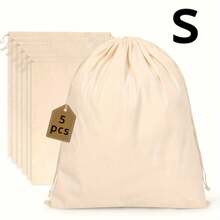 This Is A Fabric Storage Bag Made Of Imitation Linen Material. Multiple Sizes To Choose From. The Perfect Storage Bag For Small Items Such As Jewelry And Candy. Drawstring Style Design, Convenient To Close Storage Bag. The Material Is Tough And Not Easily Damaged Or Torn.