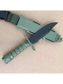 1 pieza Cuchillo de plástico suave para cosplay, material ABS seguro que no lastima, perfecto para fiestas, cumpleaños y como regalo